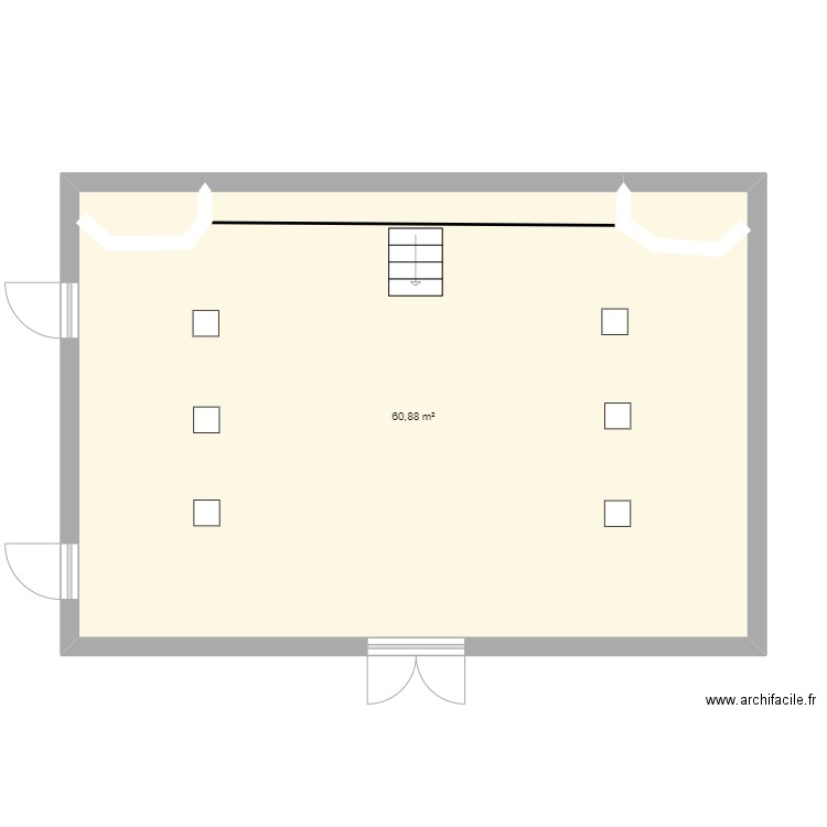 Salle de cinéma. Plan de 0 pièce et 0 m2