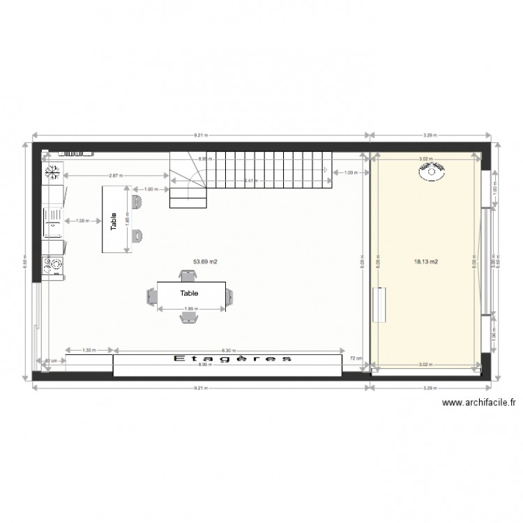 Atelier1er. Plan de 0 pièce et 0 m2