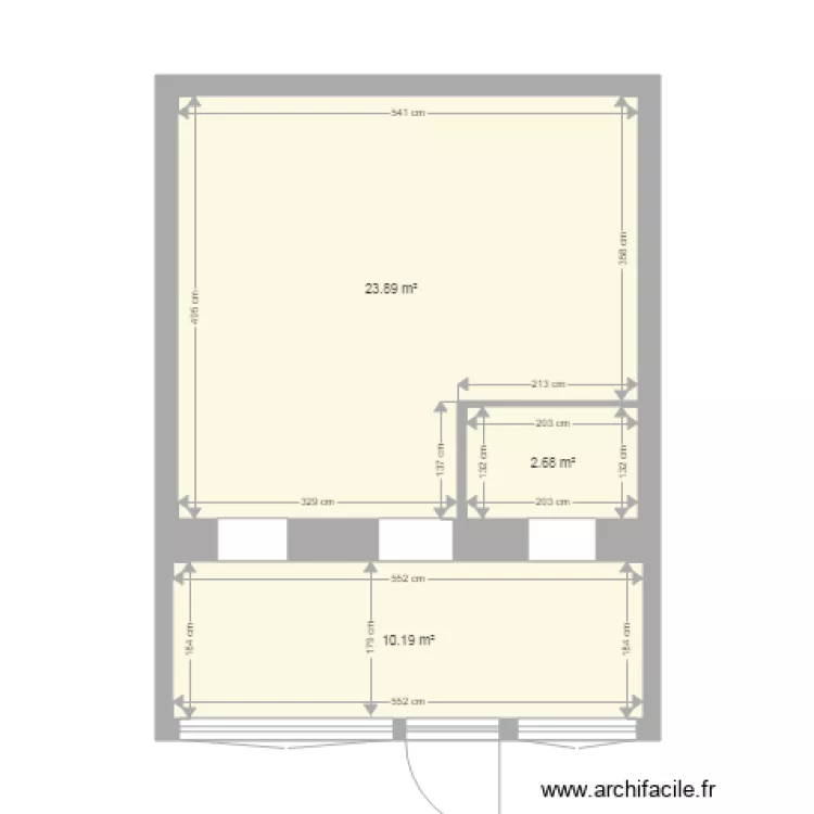 Arnaud Existant. Plan de 