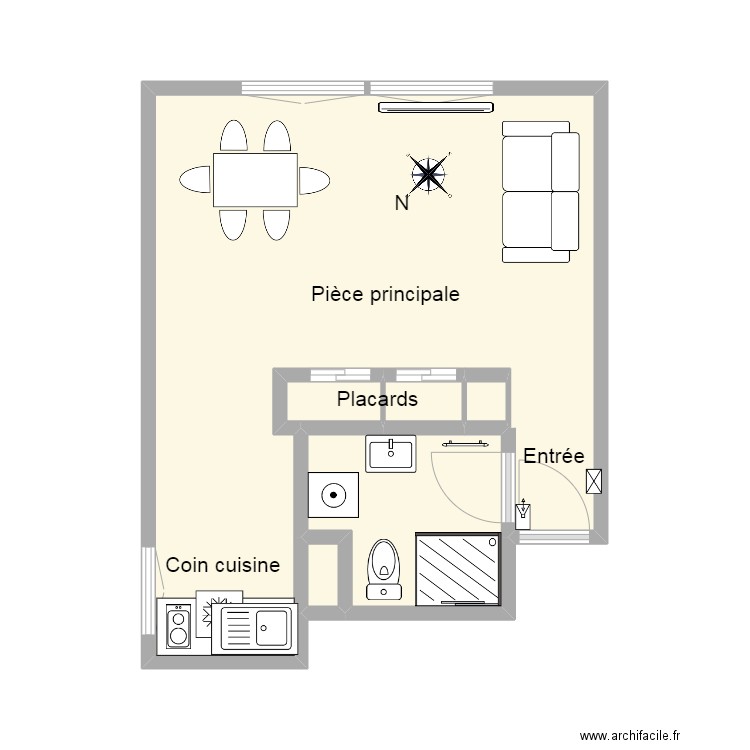 32 S Rodrigues 2. Plan de 6 pièces et 27 m2