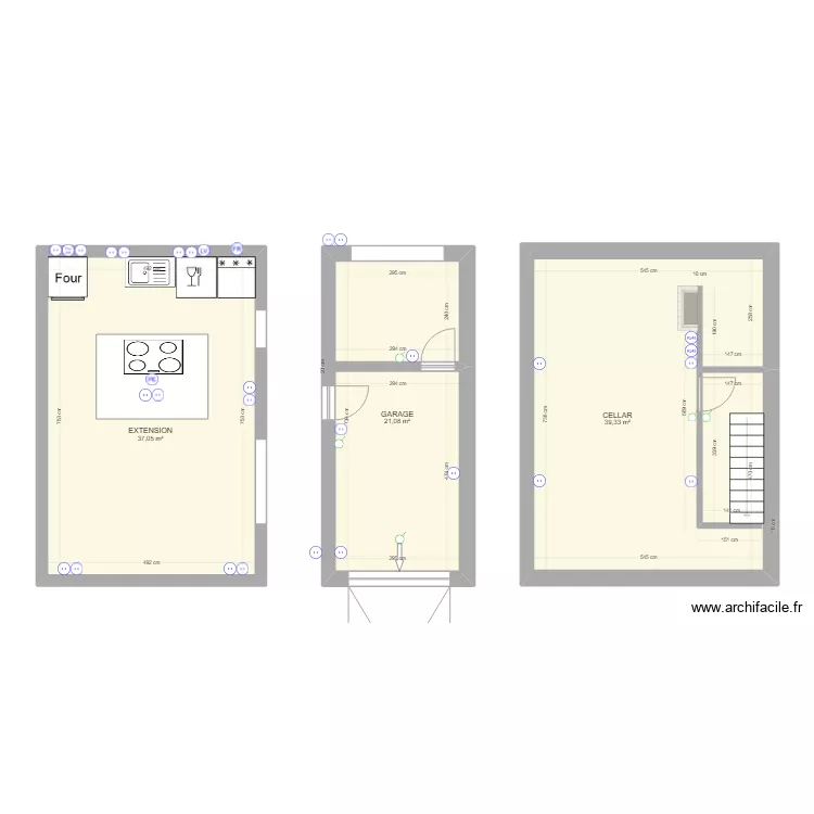 Maison. Plan de 