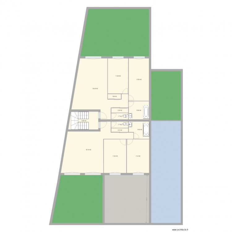 Recul 6m Br cel rdc. Plan de 0 pièce et 0 m2