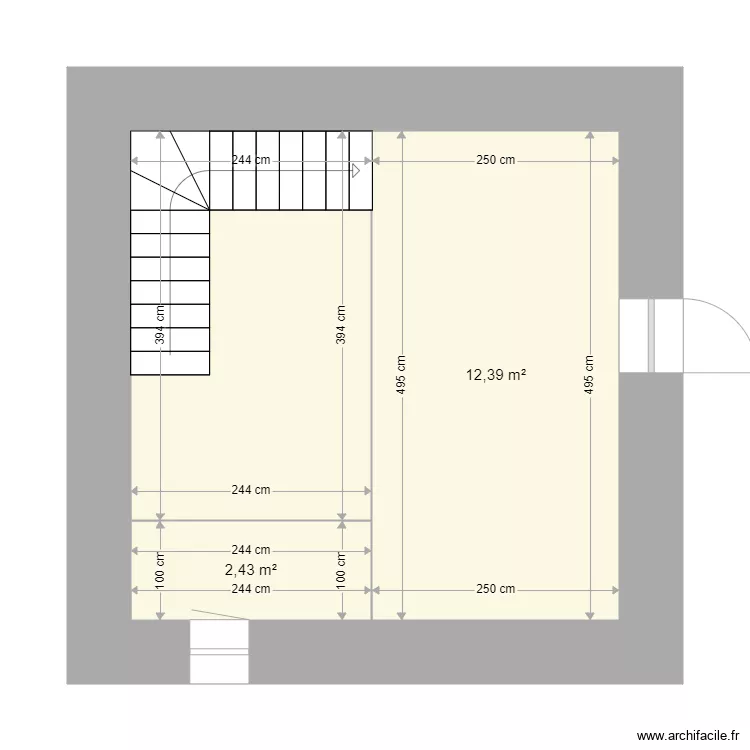 Mezzanine. Plan de 