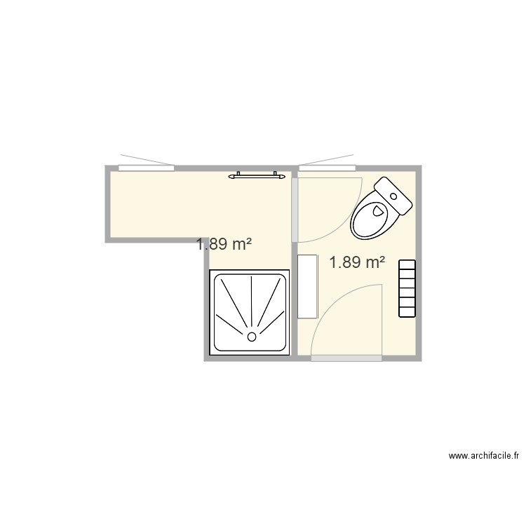 Salle de bain . Plan de 0 pièce et 0 m2