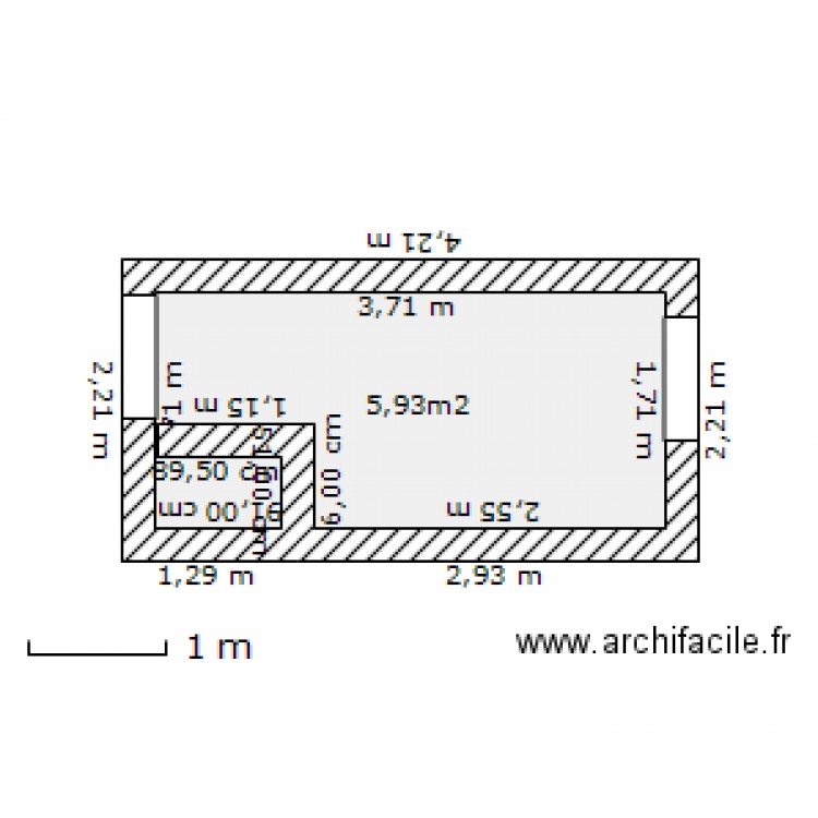 salle de bains. Plan de 0 pièce et 0 m2