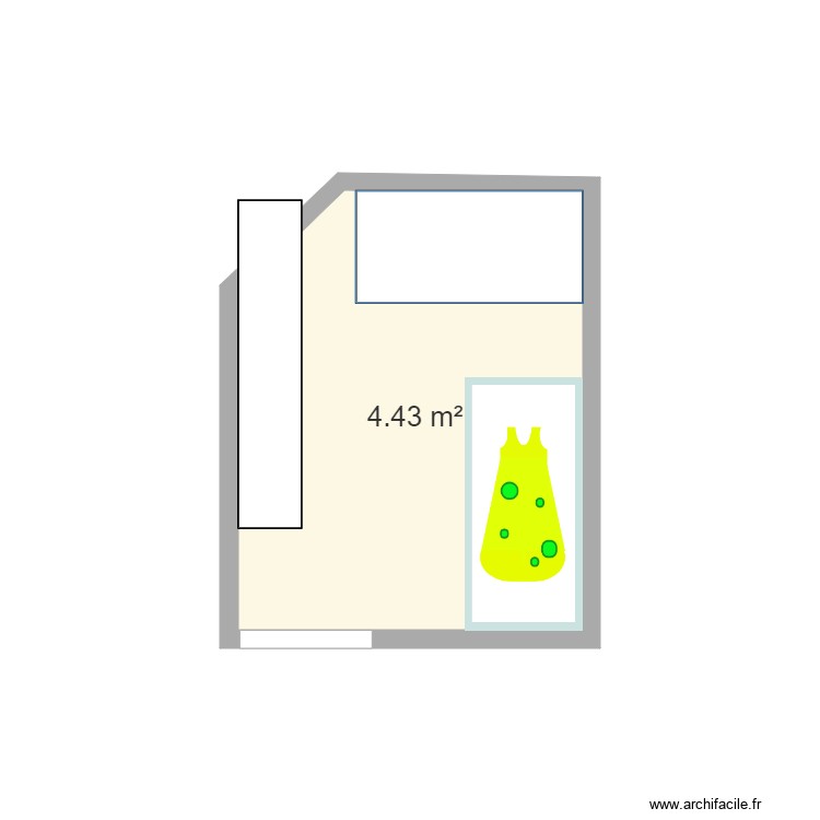 Chambre bébé. Plan de 0 pièce et 0 m2