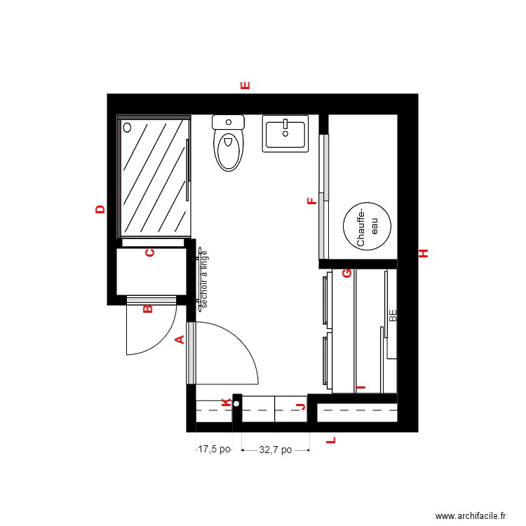 Laroche vide Ss. Plan de 0 pièce et 0 m2