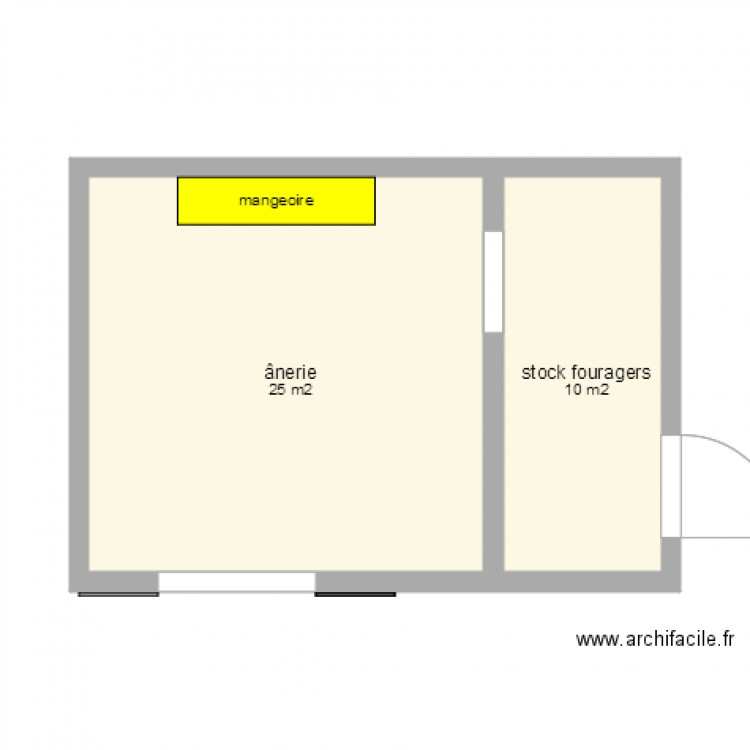 Projet Anerie . Plan de 0 pièce et 0 m2