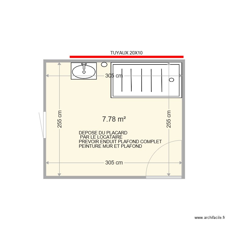 LAMPONT YVETTE . Plan de 0 pièce et 0 m2