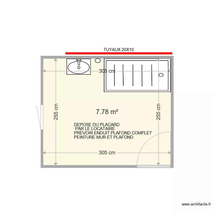 LAMPONT YVETTE . Plan de 