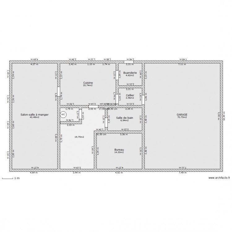 saint aulaye. Plan de 0 pièce et 0 m2