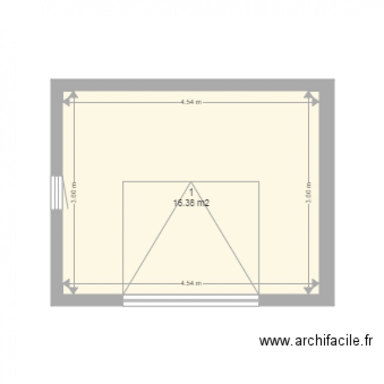 abri jardin. Plan de 0 pièce et 0 m2