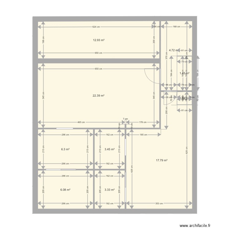 sonim2 etage 2 projet2. Plan de 0 pièce et 0 m2