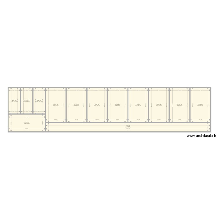 extension maternité 1. Plan de 13 pièces et 122 m2