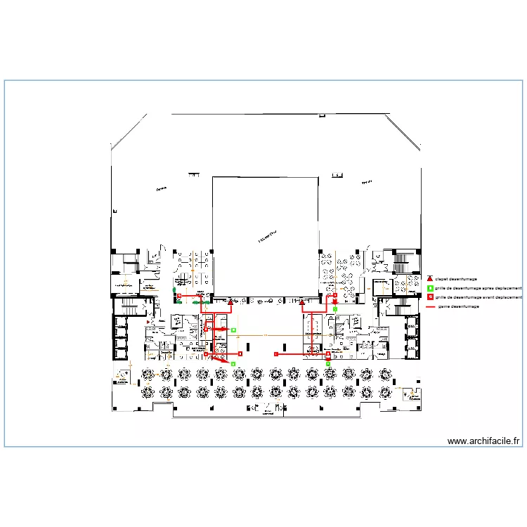 modification grilles desenfumage . Plan de modification grilles desenfumage . Plan de