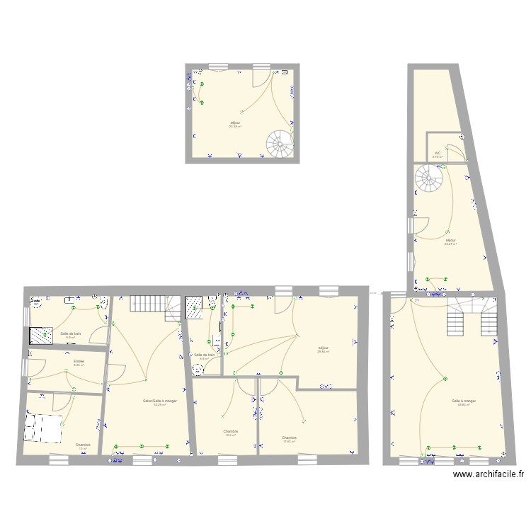 jf1. Plan de 0 pièce et 0 m2