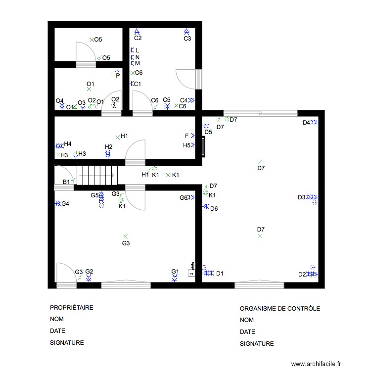 REZ DE CHAUSSÉE. Plan de 0 pièce et 0 m2