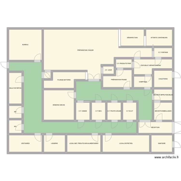 CUISINE LAVAUR. Plan de 0 pièce et 0 m2
