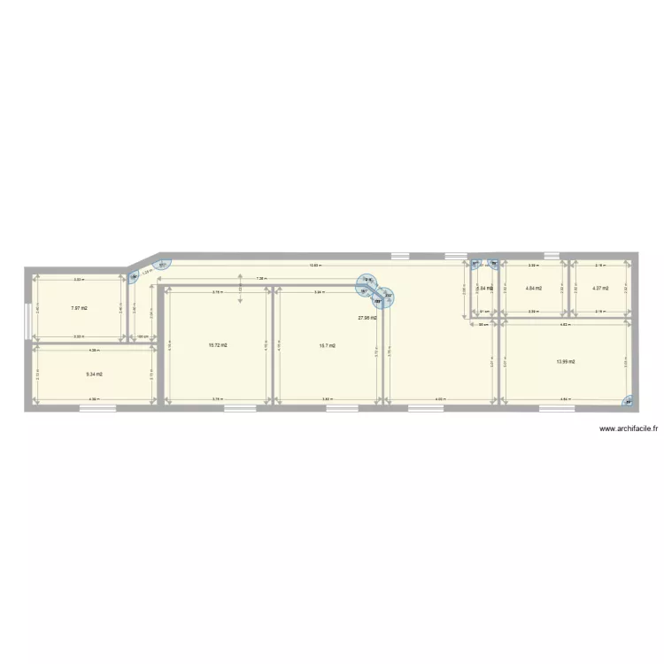 prive etage . Plan de 