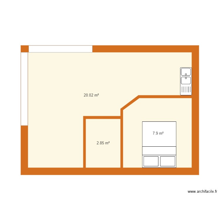 cabane. Plan de 0 pièce et 0 m2