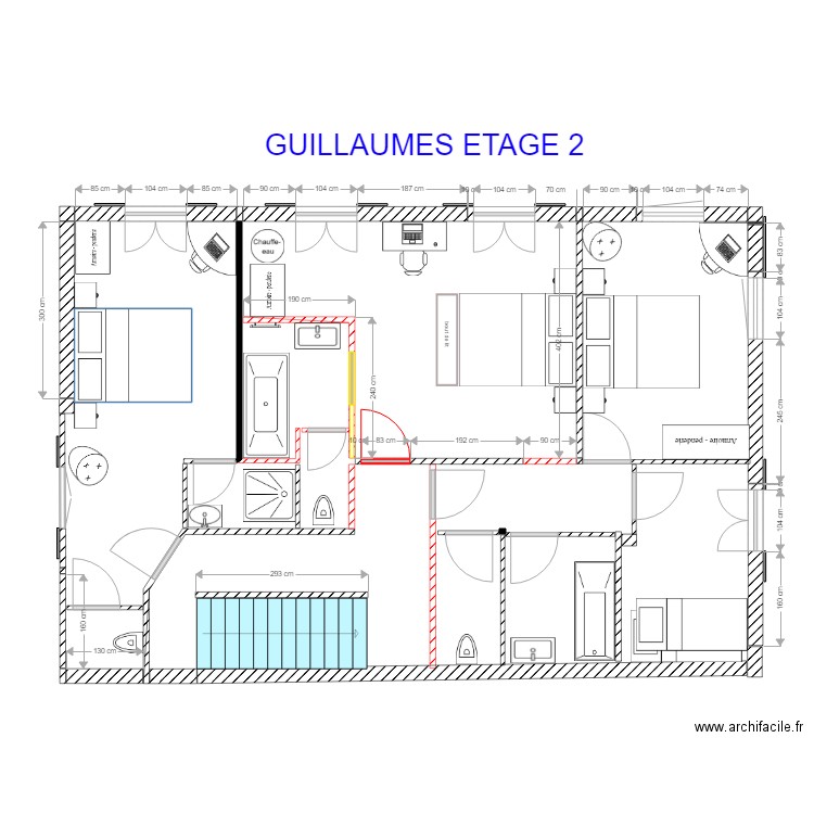Guillaumes ETAGE 2. Plan de 0 pièce et 0 m2