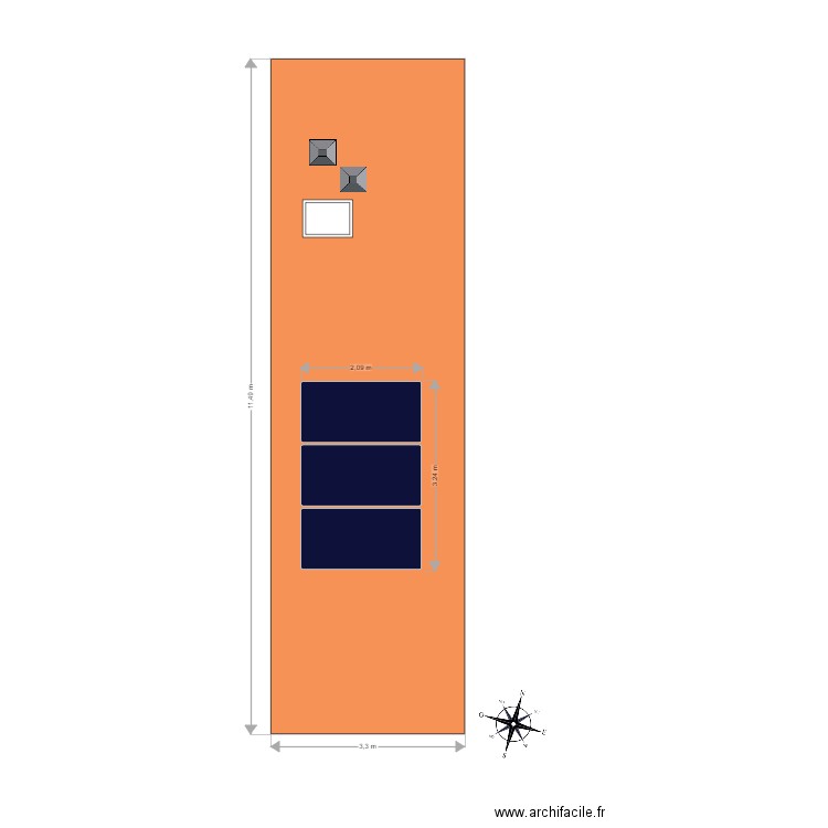 KEDIDI. Plan de 0 pièce et 0 m2