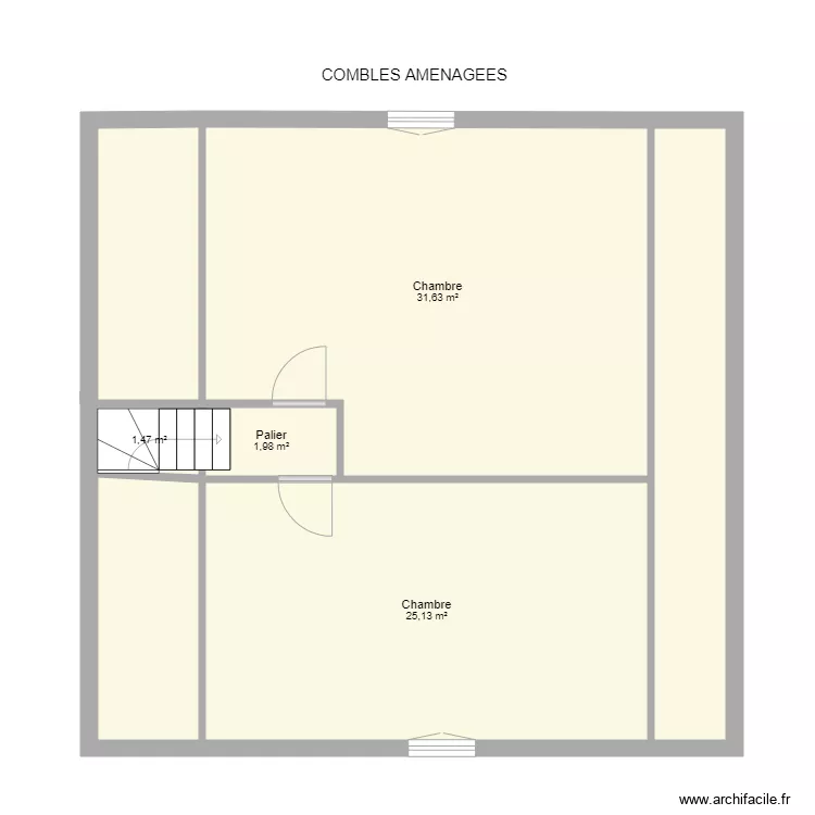 BONNEFOY L. Plan de 