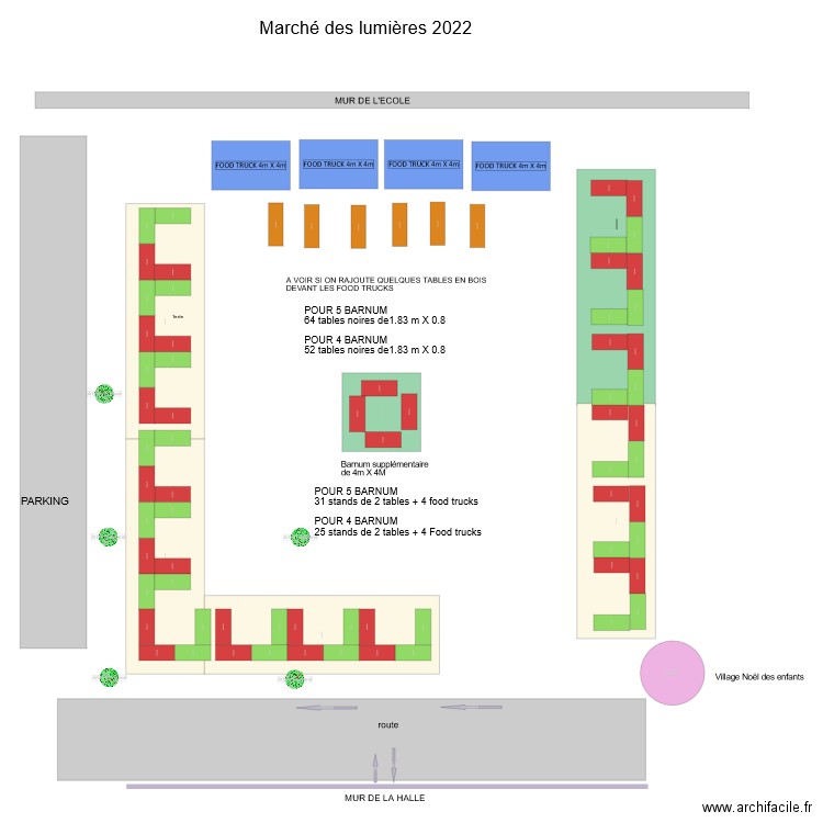 Barnum Marché de Noël 2022-VERS2. Plan de 0 pièce et 0 m2