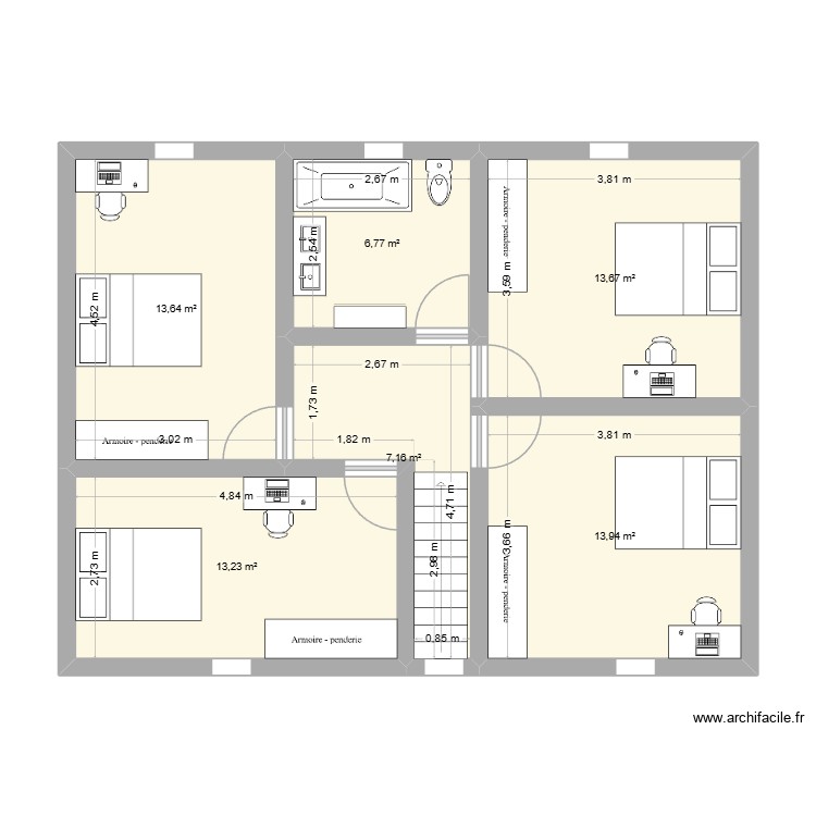 Plan 2. Plan de 0 pièce et 0 m2