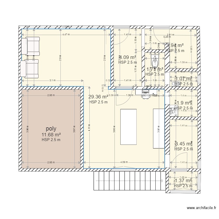 mmrdc2f. Plan de 0 pièce et 0 m2