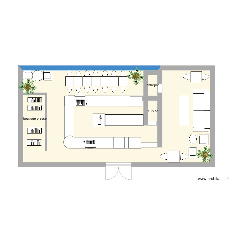 RELAIS H CAFETERIA. Plan de 0 pièce et 0 m2