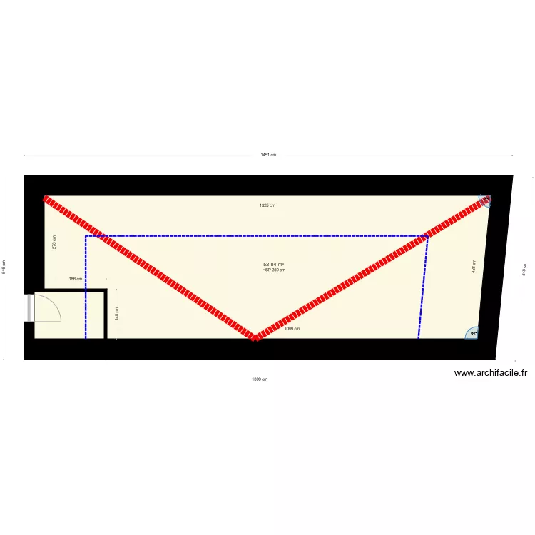 boudier appart existant. Plan de 