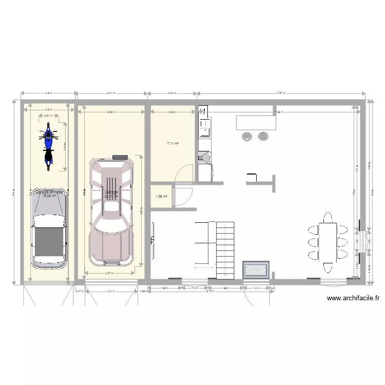 maison annexe garage 2. Plan de 