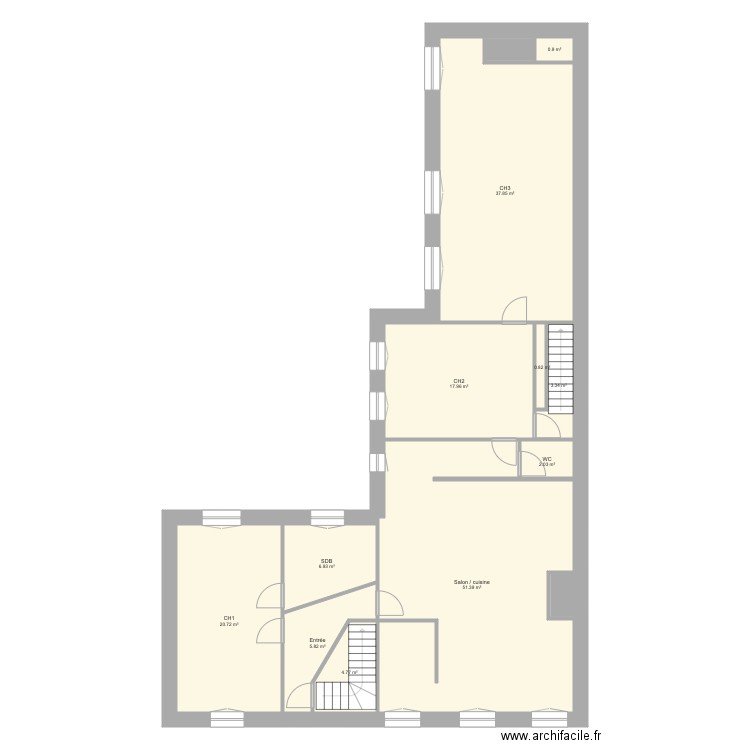 RR  HARQUIN . Plan de 0 pièce et 0 m2