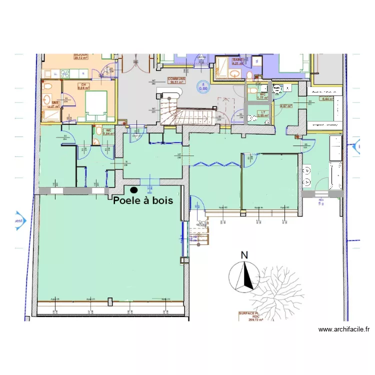 apt 1 sejour. Plan de 