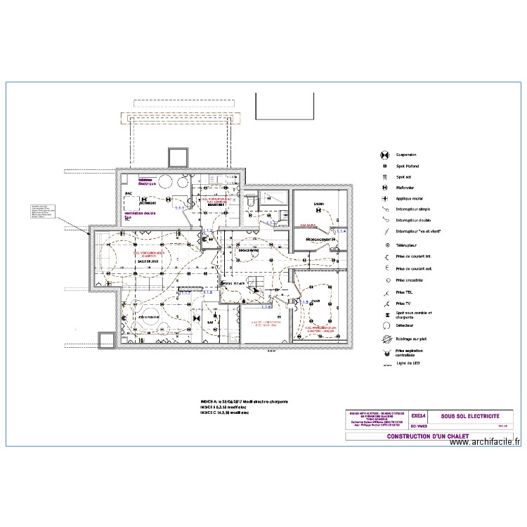 Chabran sous sol knx. Plan de 0 pièce et 0 m2