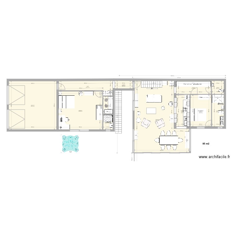 RDJ 8 bis remparts des poissonniers CORBIE . Plan de 0 pièce et 0 m2