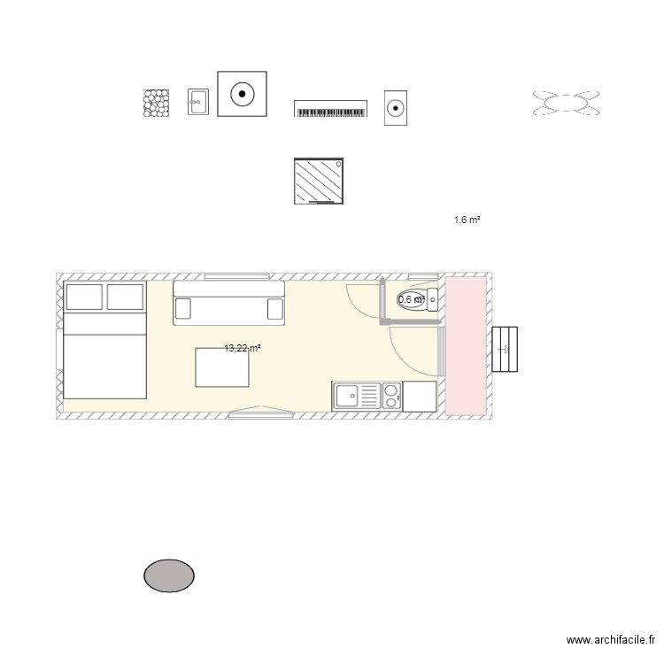 roulOTTE 650  r  faugier. Plan de 0 pièce et 0 m2