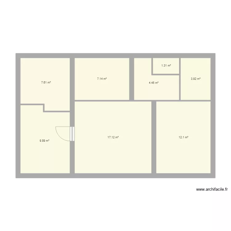 maison thourotte. Plan de 