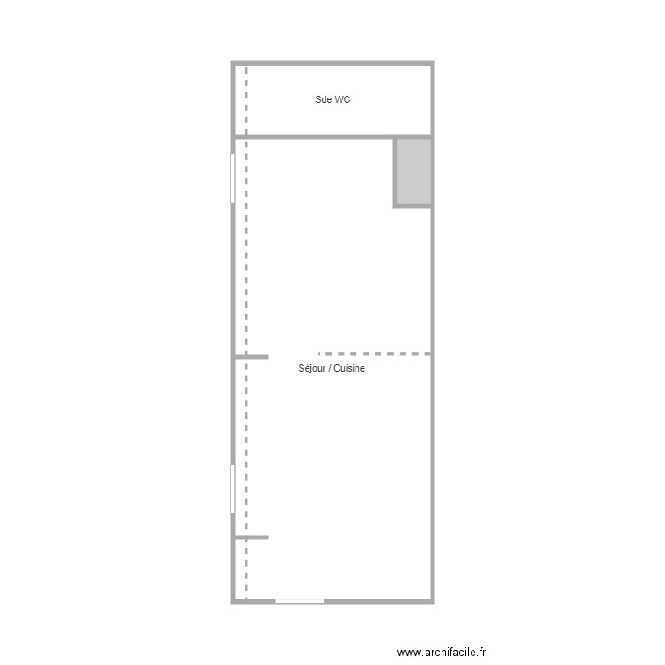 clichy. Plan de 0 pièce et 0 m2