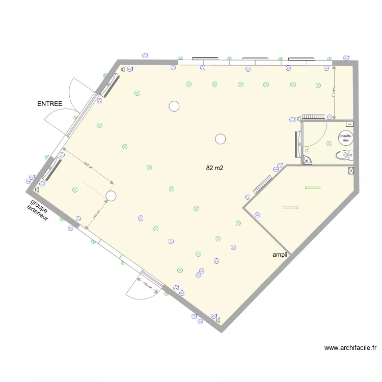 LOCAL CHANTELOUP elec1. Plan de 