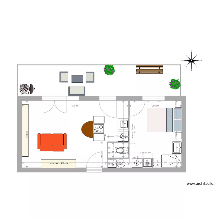 appart lolo. Plan de 