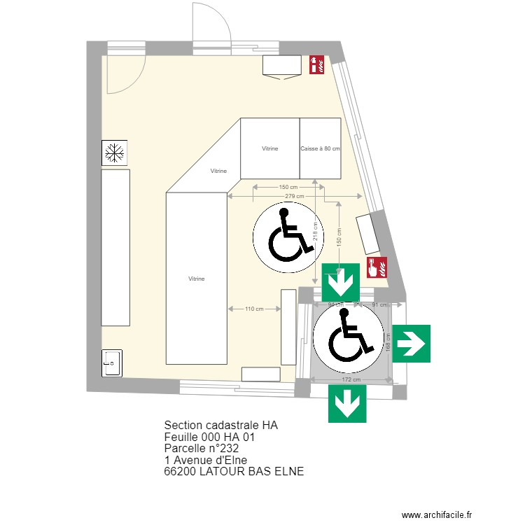 Boucherie Martin. Plan de 0 pièce et 0 m2