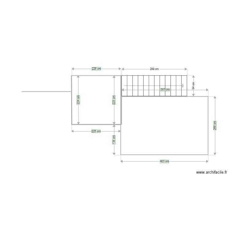 Plan terrasse. Plan de 0 pièce et 0 m2