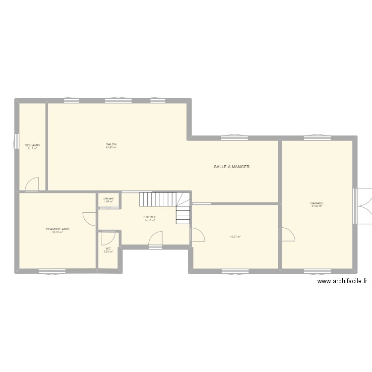 MAGNAC RDC. Plan de 0 pièce et 0 m2