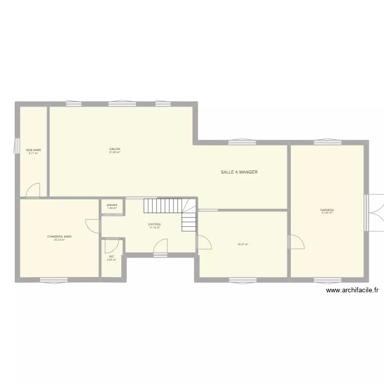 MAGNAC RDC. Plan de 