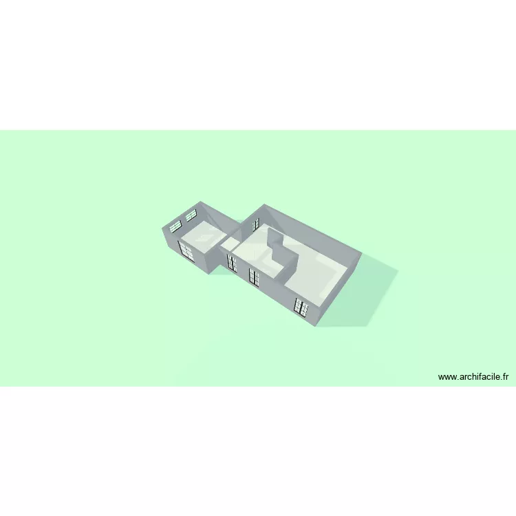 maison. Plan de 