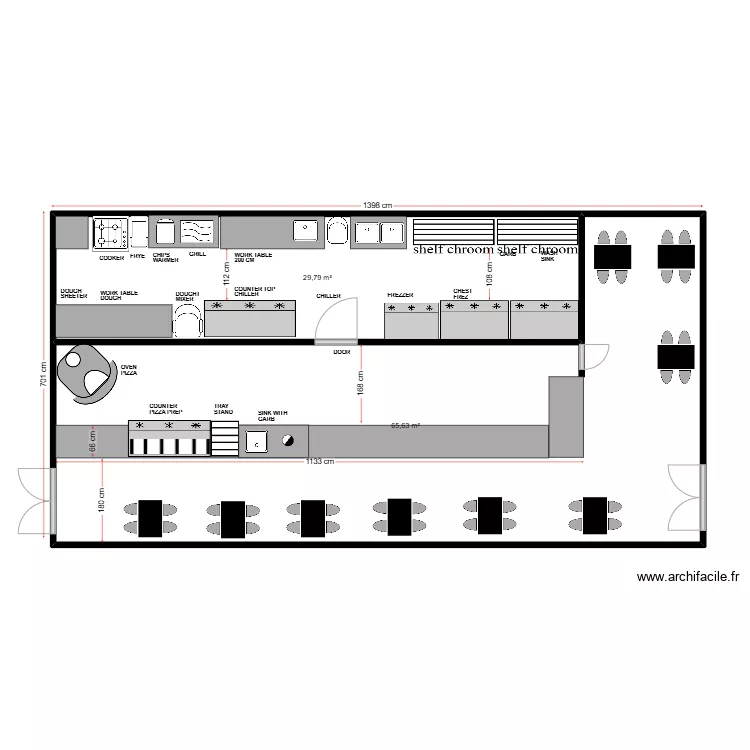 PIZZA SHOP. Plan de PIZZA SHOP. Plan de