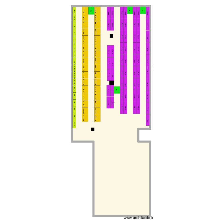 Cave HOUDA Chine v3. Plan de 1 pièce et 404 m2