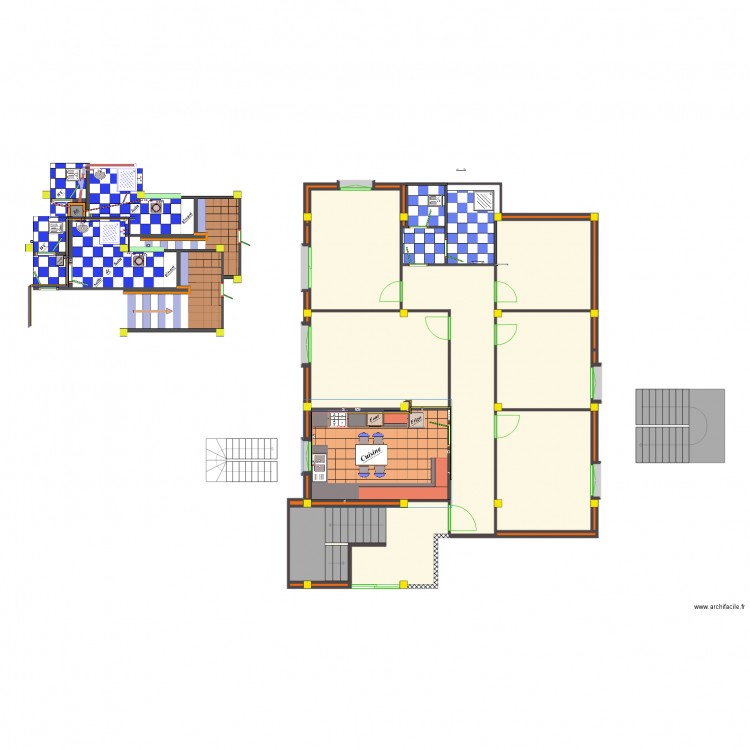 maison RDC 1. Plan de 0 pièce et 0 m2